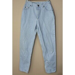 Vtg Lee Jeans  Women’s 10 Medium 29”x31” Light Blue Wash High Waist, Rise Mom